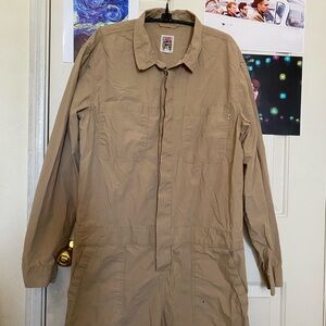 Tan Vans Off the Wall Coveralls